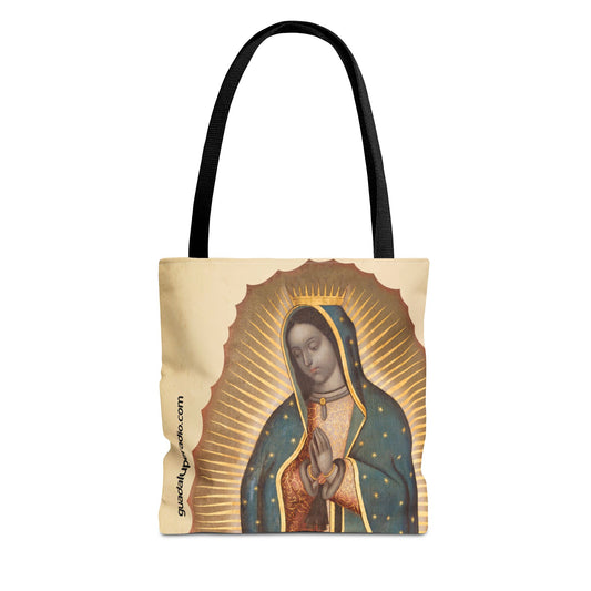 Bolsa con la Virgen de Guadalupe
