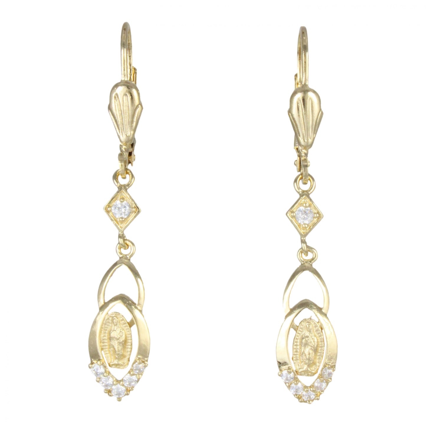 Aretes de la Virgen de Guadalupe