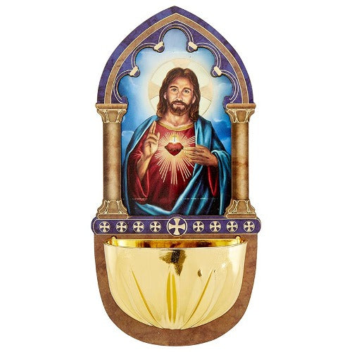 Fuente para agua bendita/Sagrado Corazón