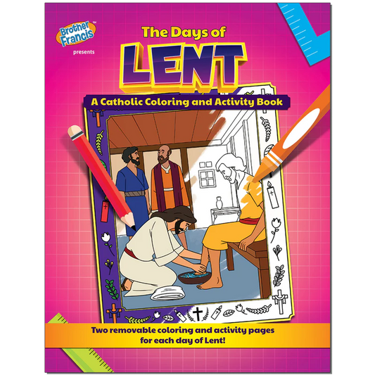The Days of Lent - 80-Page Catholic Coloring and Activity Book