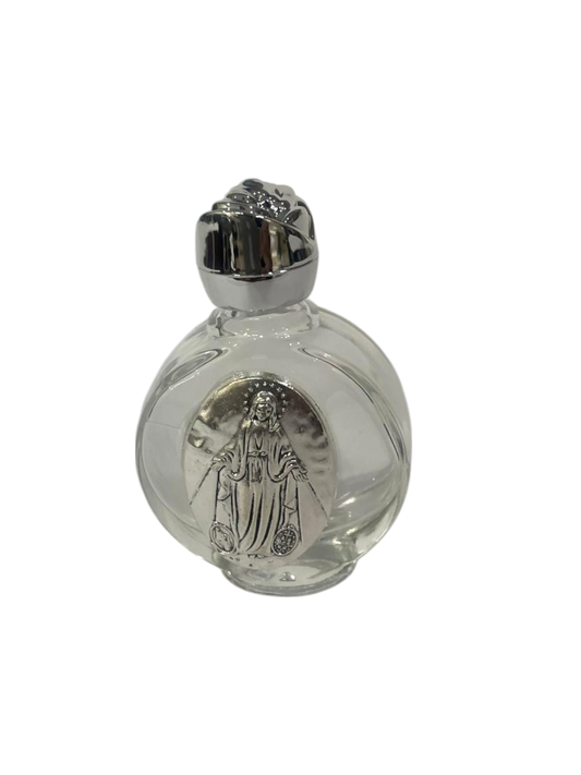 Botella para agua bendita medalla milagrosa