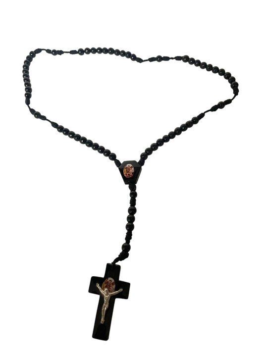 Rosario San Miguel Arcangel de madera