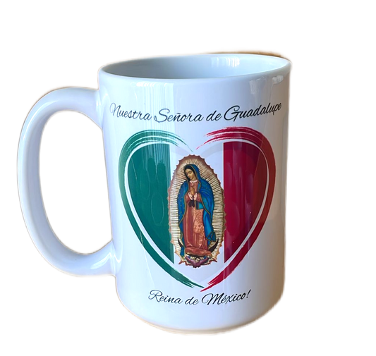 Taza virgen de Guadalupe