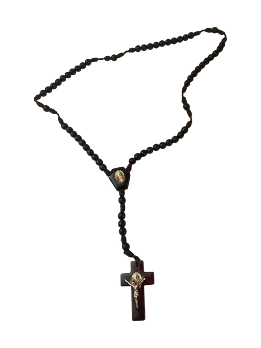 Rosario de madera