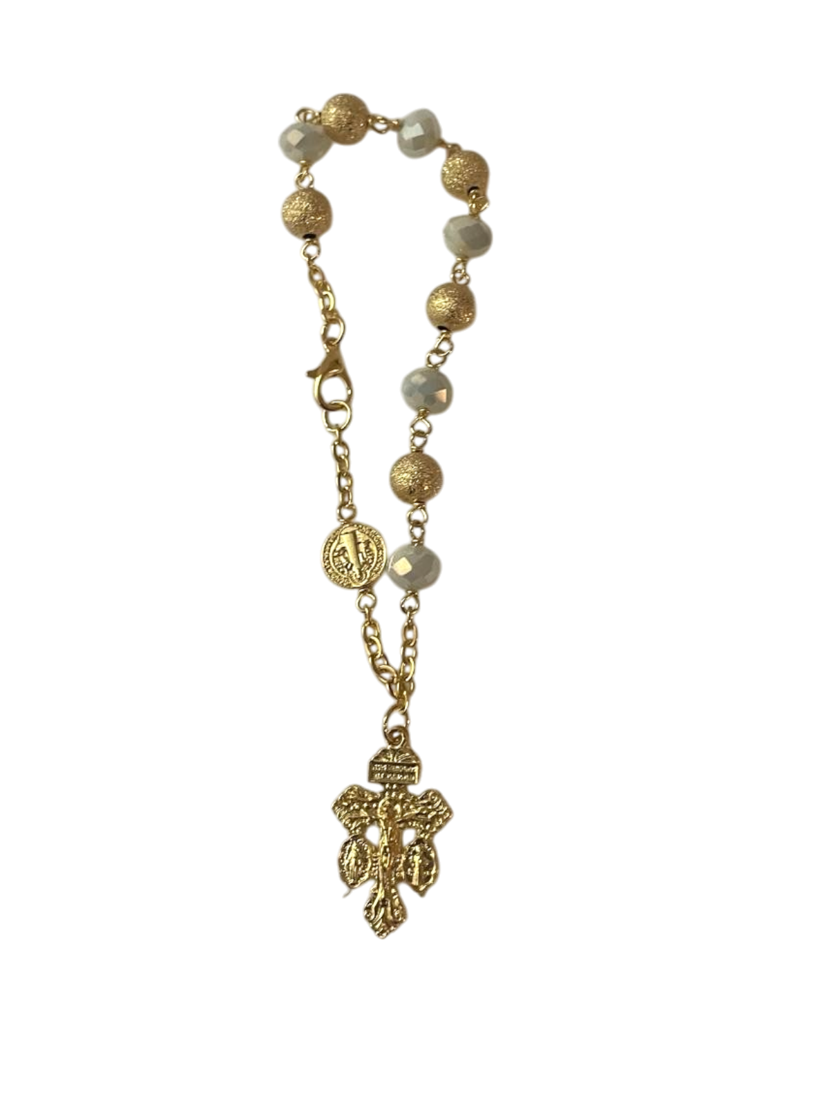 Pulsera de San Benito y Cruz del perdón