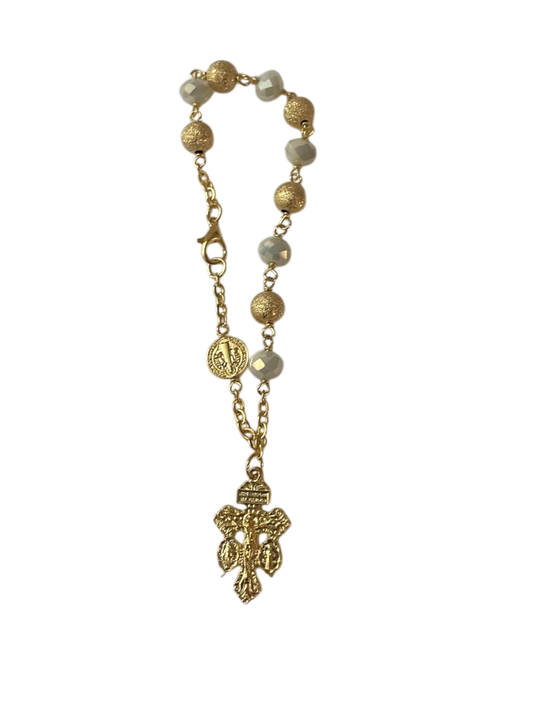 Pulsera de San Benito y Cruz del perdón