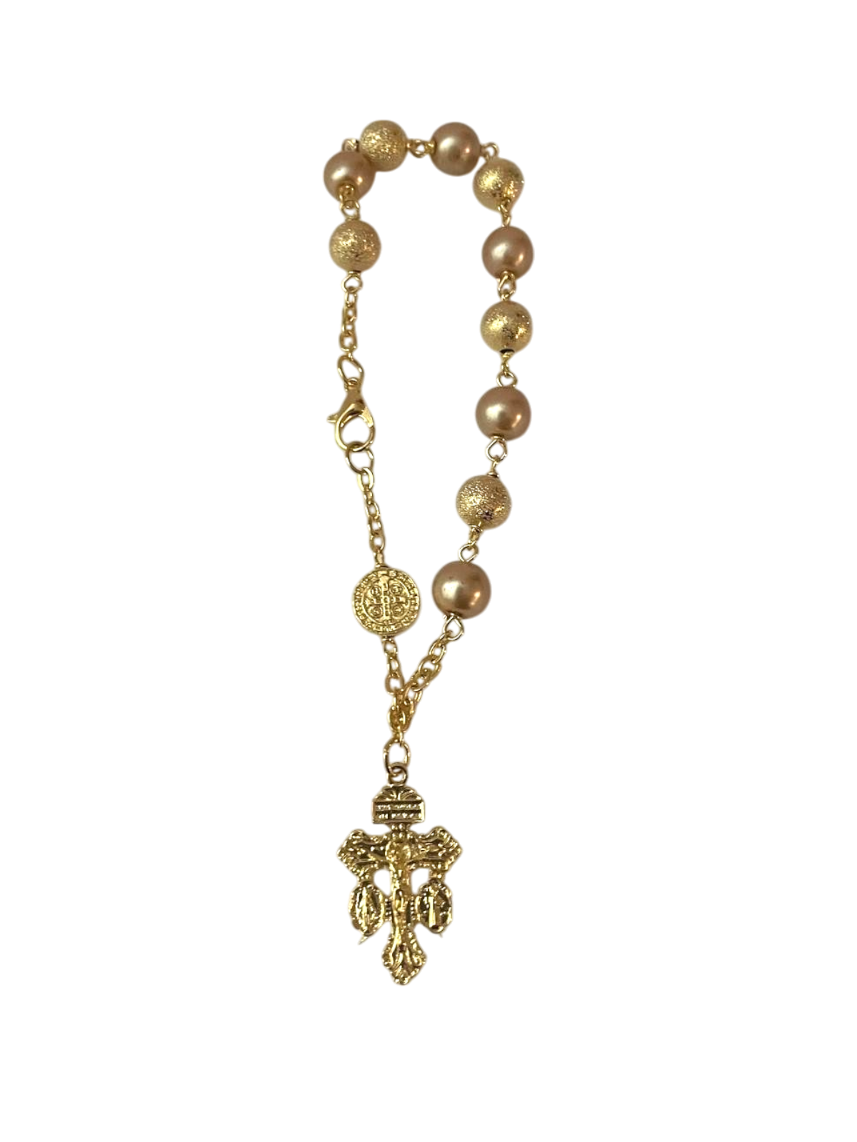 Pulsera de San Benito y Cruz del perdón