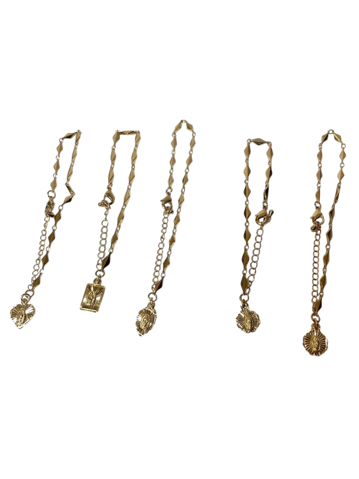 Pulsera Virgen de Guadalupe de rombos