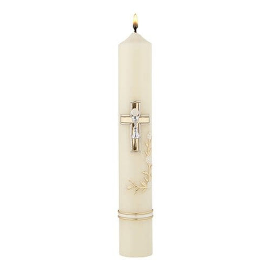 Baptism candle recuerdos /Baptism candle/vela para bautizo/religious  candle/sacrament candle/white candle, boy candle, girl candle, baptism