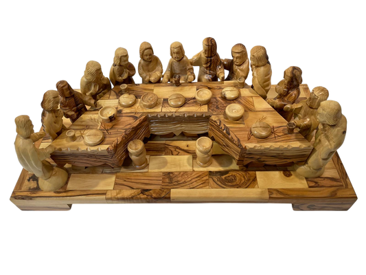 Ultima cena de madera