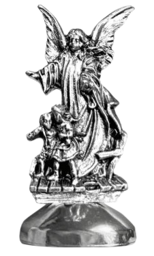Angel de la guarda con imán para el carro