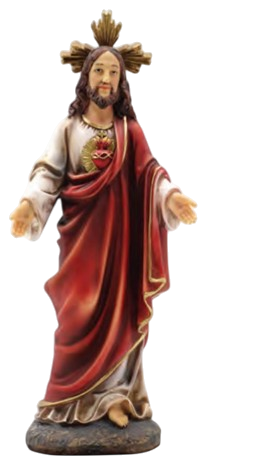 Cerámica de Sagrado corazón de Jesús 12 in