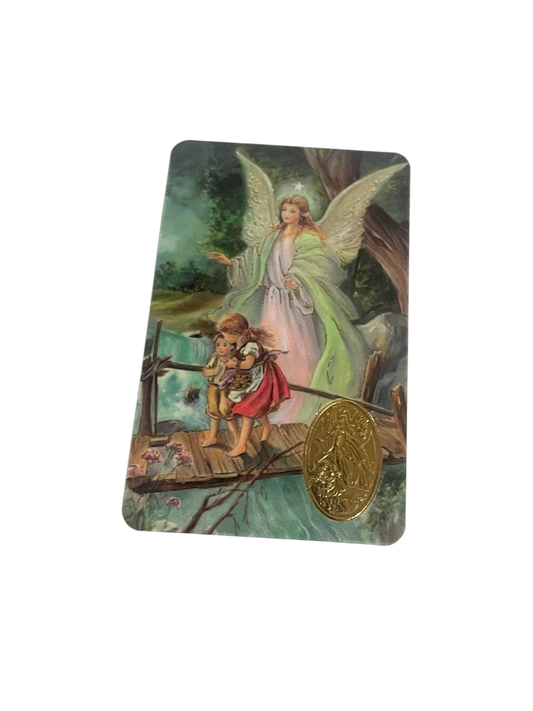 Guardian angel  prayer card