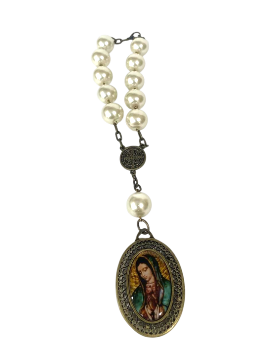 rosario para carro de la Virgen de Guadalupe