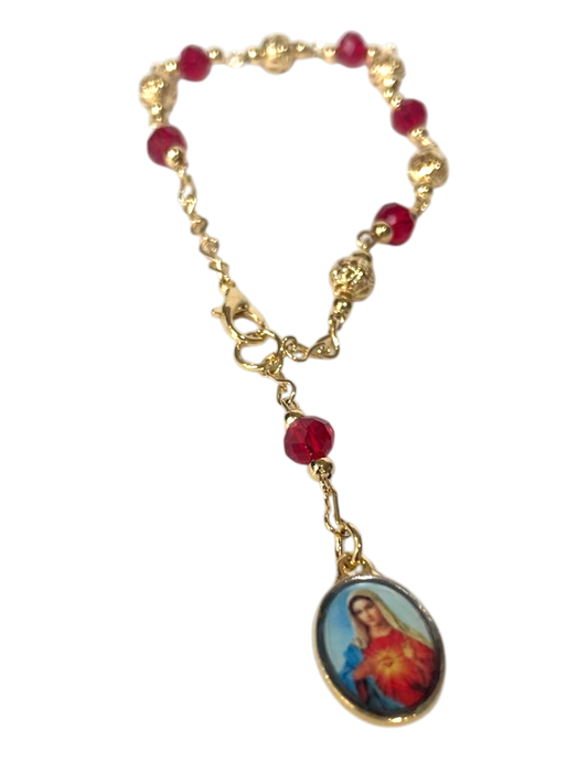 Pulsera Virgen del inmaculado corazón