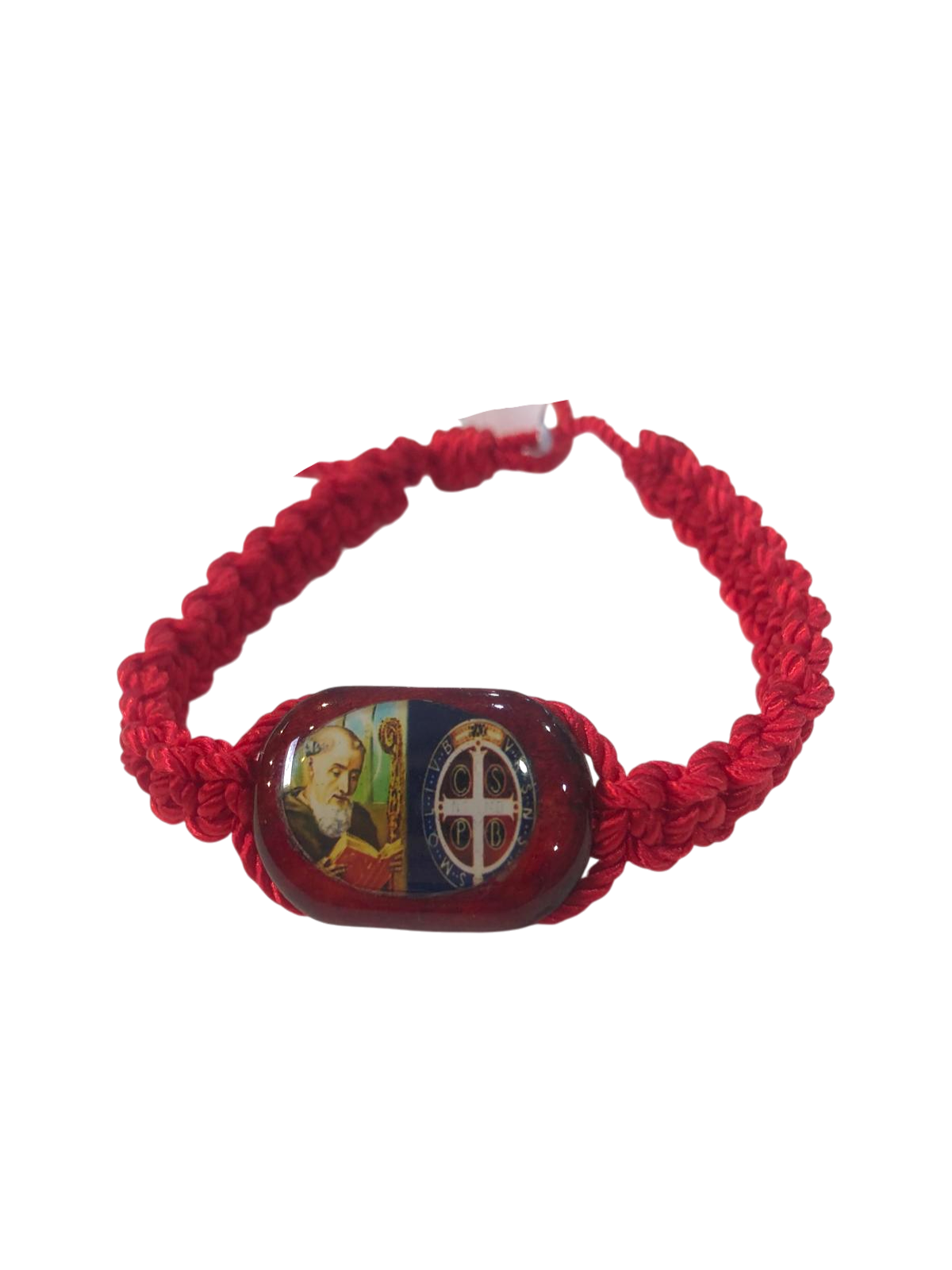 Pulsera medalla de madera