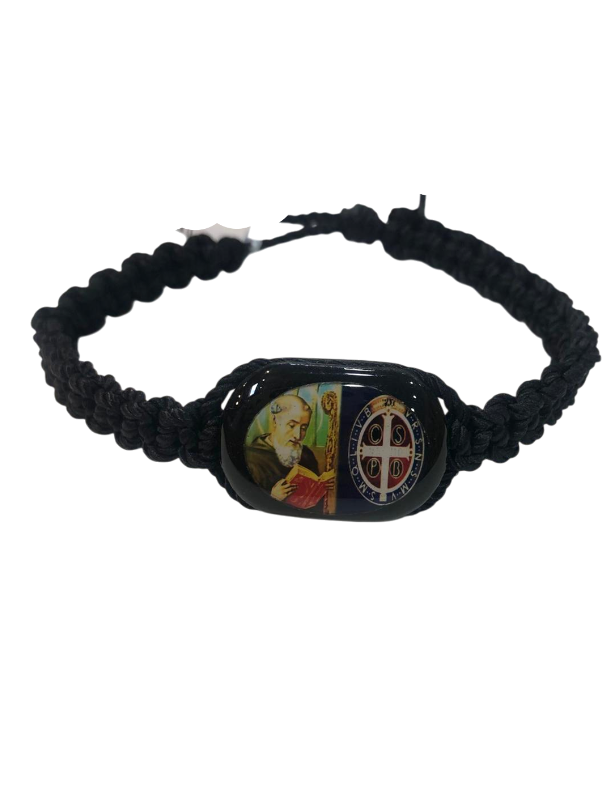 Pulsera medalla de madera