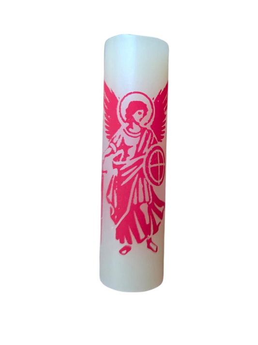 Mini cirio de San Miguel arcángel