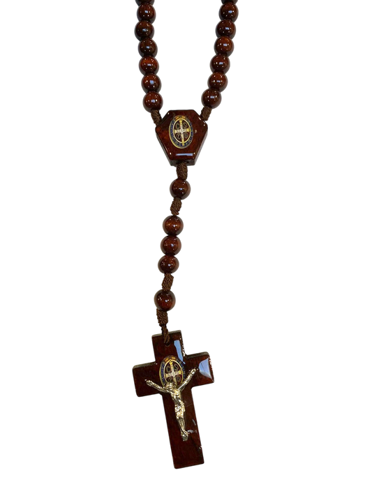 Rosario San Benito color caoba