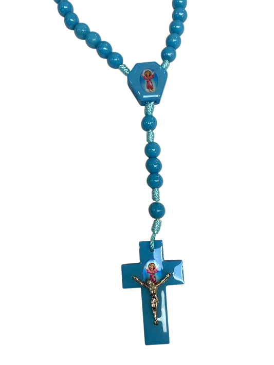 Rosario Divino niño de madera