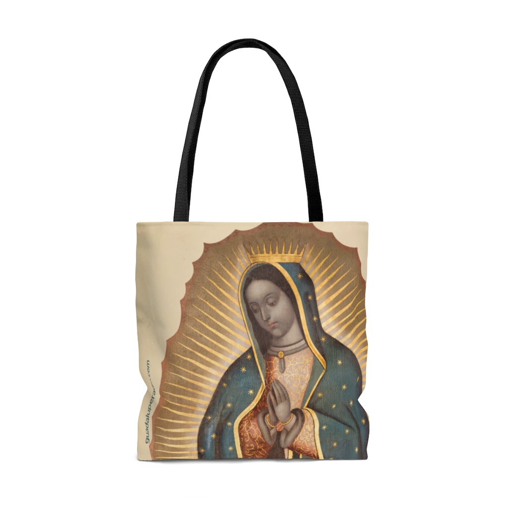 Bolsa con la Virgen de Guadalupe