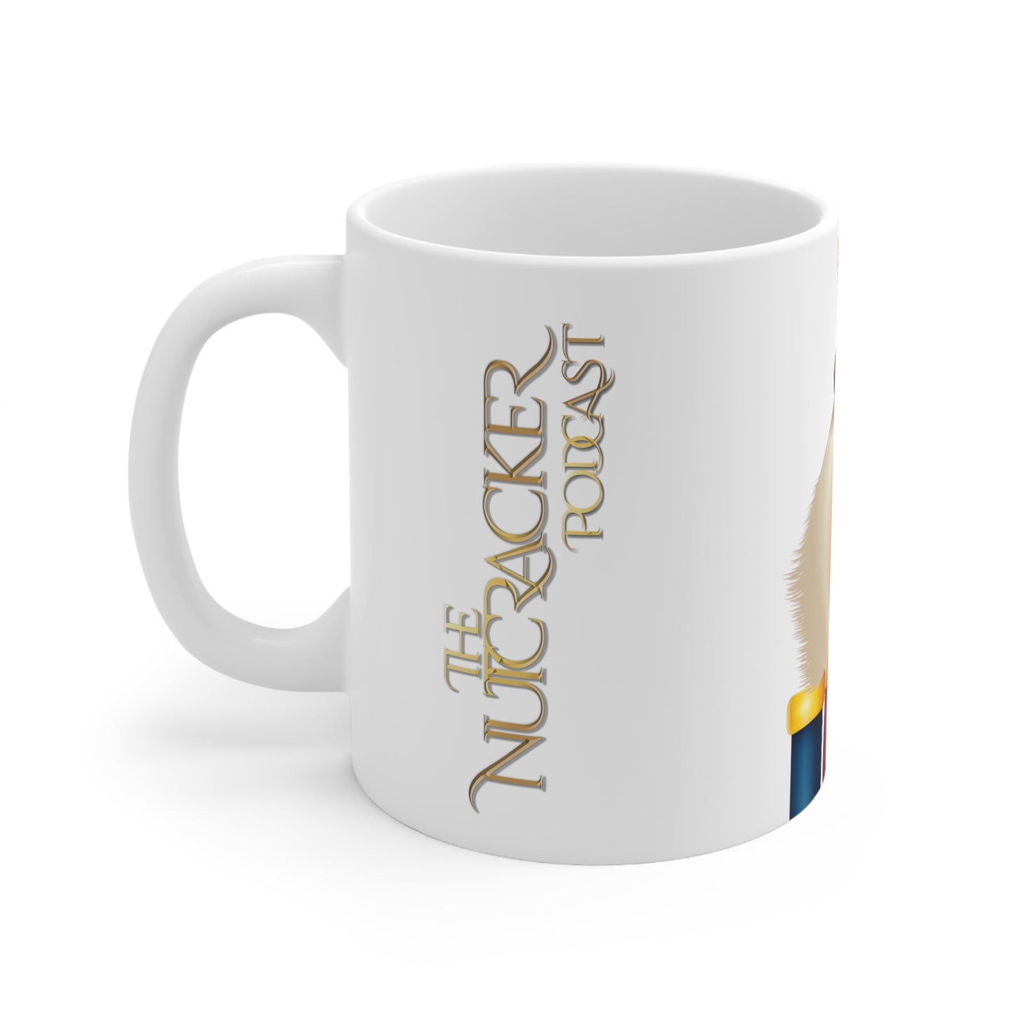''The nutcracker podcast'' mug