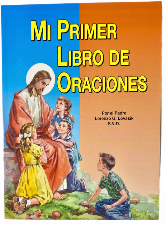 En Santa María del Monte, tienda católica,nuestro objetivo es evangelizar y nuestros productos nos ayudan a hacerlo, por eso les presentamos este libro "Mi primer libro de Oraciones"con este libro su pequeño,estará recitando sus oraciones favoritas en poco tiempo.Encuéntrelo en nuestra sección de libros y ayúdenos a llevar el mensaje de Cristo. ¡Se parte de Nuestra Misión! ¡Nuestros productos hablan por si solos!