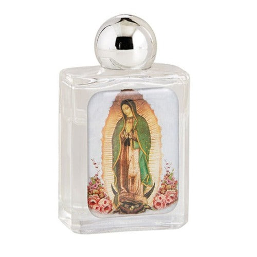 Botella agua bendita/ Virgen de Guadalupe