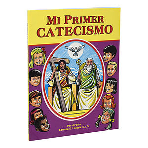 En Santa Maria del Monte, tienda católica,nuestra meta es evangelizar y nuestros productos nos ayudan a hacerlo, por eso te presentamos este libro¨Mi Primer Catecismo"que explicará a nuestros pequeños de la Fe Católica con palabras e ilustraciones sencillas.Disfrútalo y ayúdanos a  llevar el mensaje de Cristo. ¡Se parte de Nuestra Misión! ¡Nuestros productos hablan por sí solos!