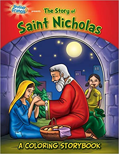 Book: The story of Saint Nicholas/ Coloring book