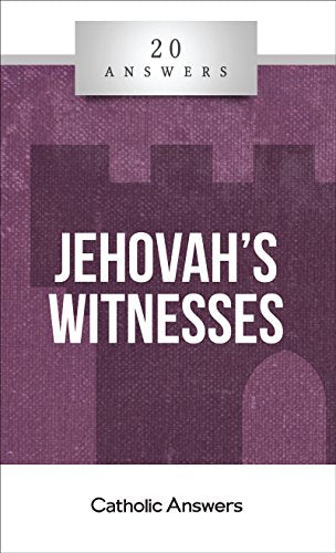 In Santa Maria del Monte our goal is to evangelize and our products help us to do so, that is why we present you this book Jehovah's Witnesses / 20 Answers series from Catholic Answers offers hard facts, powerful arguments, and clear explanations of the most important topics facing the Church and the world—all in a compact, easy-to-read package. Enjoy it and help us carry the message of Christ. Be part of Our Mission!  Our products speak for themselves.