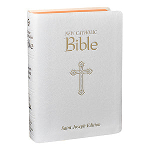San Joseph New Catholic Bible - White