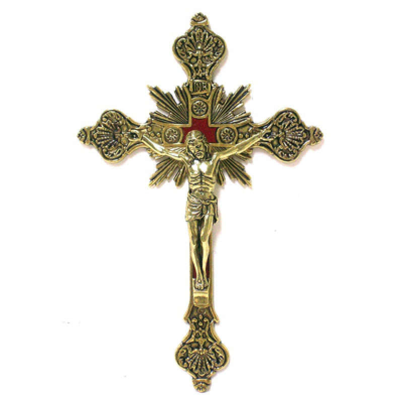 Crucifijo metal - Rayos