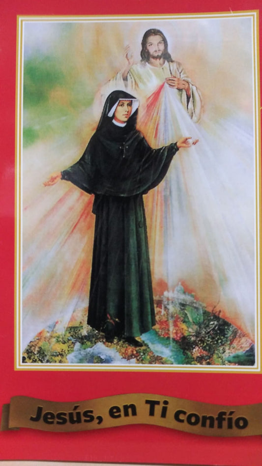 En Santa Maria del Monte, tienda católica,nuestra meta es evangelizar y nuestros productos nos ayudan a hacerlo, por eso te presentamos este libro de oraciones:"Jesús  en ti Confío".este pequeño libro de oraciones contiene una explicación de la esencia de la devoción a la Divina Misericordia, la cual es, la confianza; explica también la disposición consecuente que tenemos que tener con nuestro prójimo, o sea, la misericordia.Disfrútalo y ayúdanos a  llevar el mensaje de Cristo.¡Se parte de nuestra Misión! 