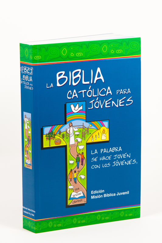 En Santa Maria del Monte, tienda católica, nuestra meta es evangelizar y nuestros productos nos ayudan a hacerlo, por eso te presentamos esta Biblia Católica para Jóvenes para conocer,orar y vivir la Palabra de Dios.Utilizando el enfoque de la Biblia católica para jóvenes, con un contenido único dirigido a adolescentes latinos. Incluye más de 850 comentarios escritos por miembros del Instituto Fe y Vida que trabaja para empoderar a los jóvenes hispanos para el liderazgo en la Iglesia.Se parte de