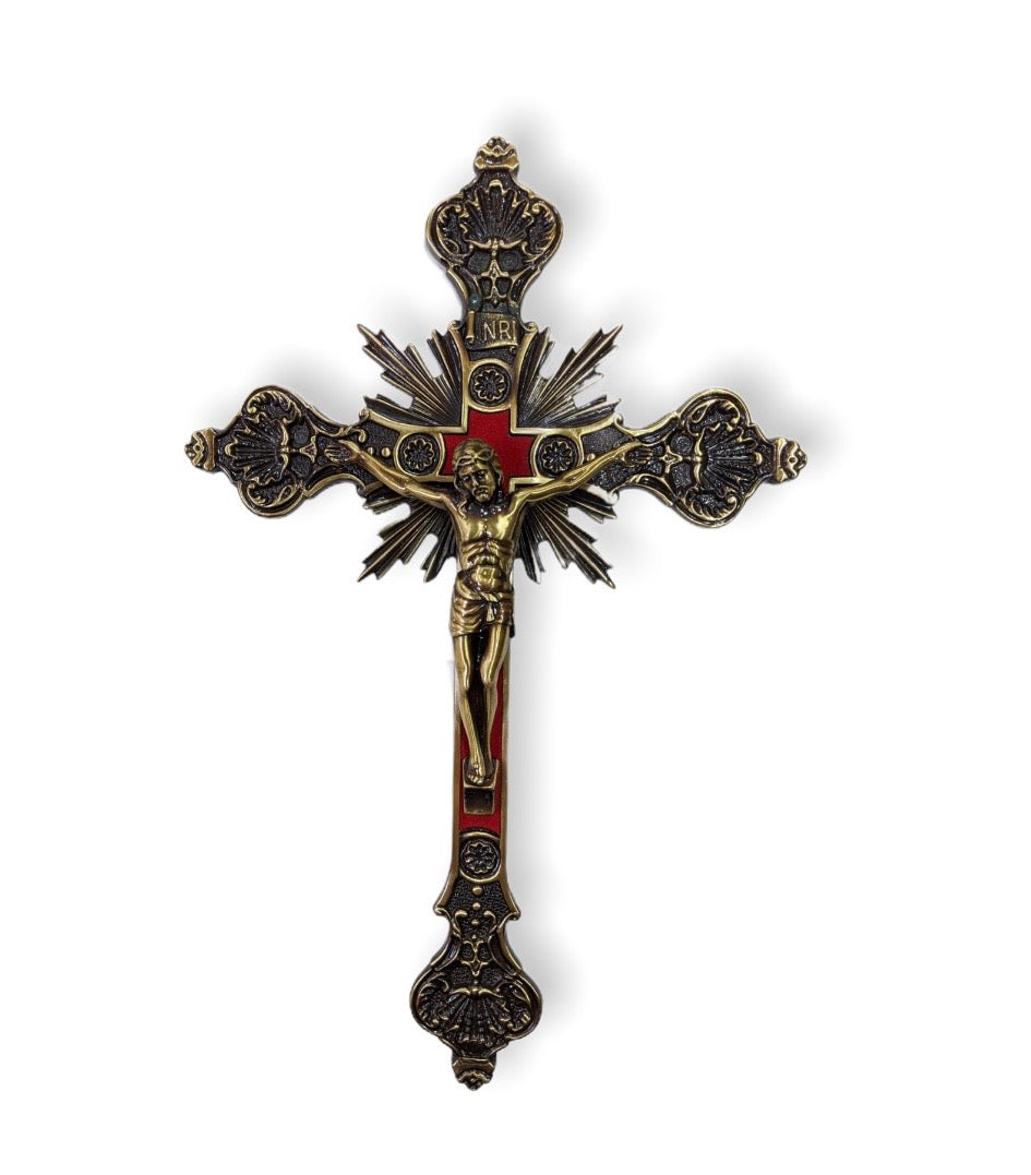 Crucifijo metal - Rayos