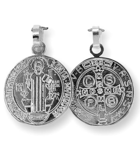 Medalla de San Benito en Plata