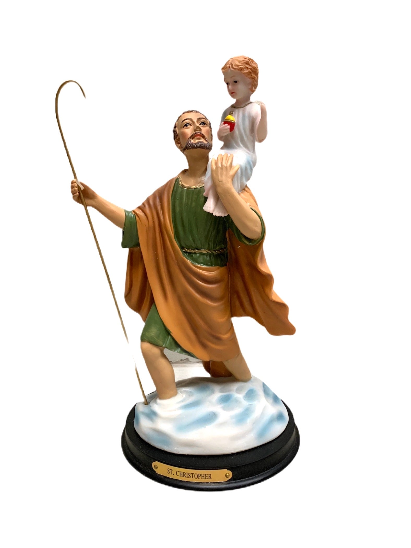 En Santa Maria del Monte nuestra meta es evangelizar y nuestros productos nos ayudan a hacerlo, por eso te presentamos esta imagen "San Cristóbal " que encontrarás en nuestra  sección de "Arte Sacro¨. Disfrútalo y ayúdanos a  llevar el mensaje de Cristo.   Nuestros productos hablan por sí 