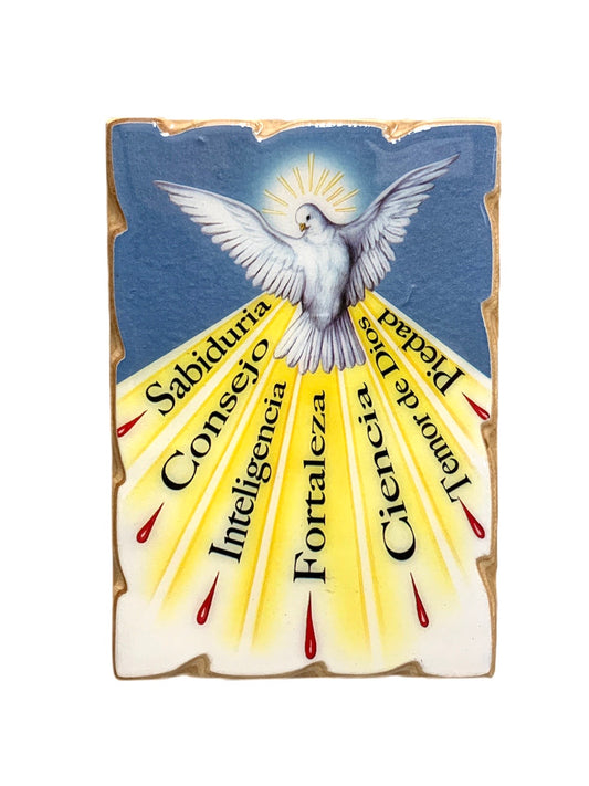 Retablo del Espíritu Santo - 6 1/2 x 4 1/2 in