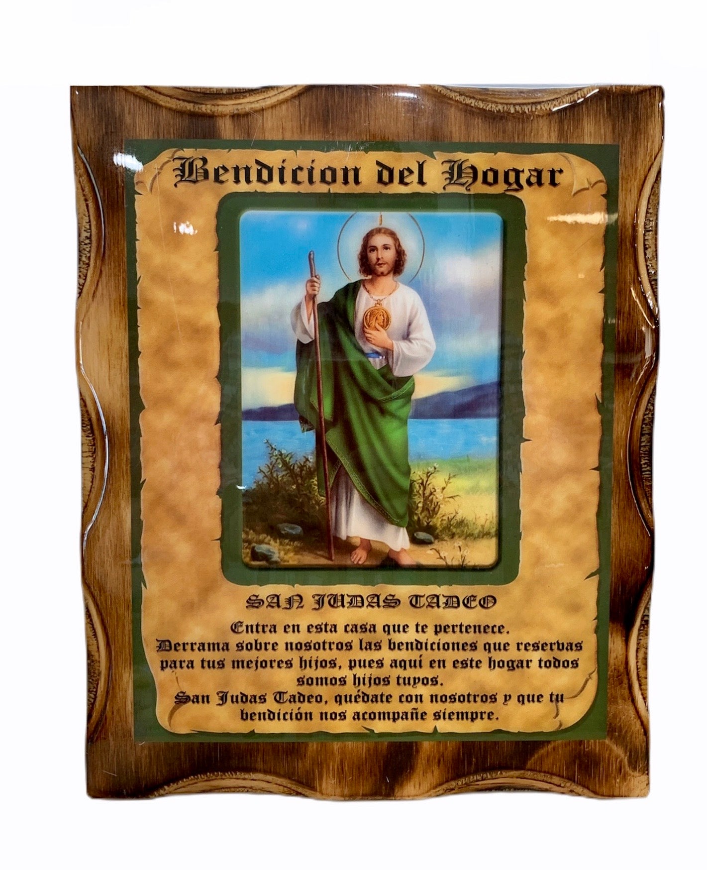 En Santa Maria del Monte tienda Católica nuestra meta es evangelizar y nuestros productos nos ayudan a hacerlo, por eso te presentamos este cuadro de  San Judas en nuestra sección de Arte Sacro.  Disfrútalo y ayúdanos a  llevar el mensaje de Cristo.  Nuestros productos hablan por sí solos