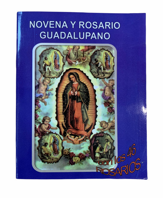 En Santa Maria del Monte, tienda católica,nuestra meta es evangelizar y nuestros productos nos ayudan a hacerlo, por eso te presentamos esta novena: "46 Rosarios a Nuestra Virgen Santísima de Guadalupe",Es un número simbólico para representar el número de estrellas impresas en el manto de la imagen de Guadalupe. La devoción se conserva hasta el día de hoy; como todo encuentro de fe, es una práctica agradable a Dios y por su medio consta que se han alcanzado muchos favores..Se parte de nuestra Misión!