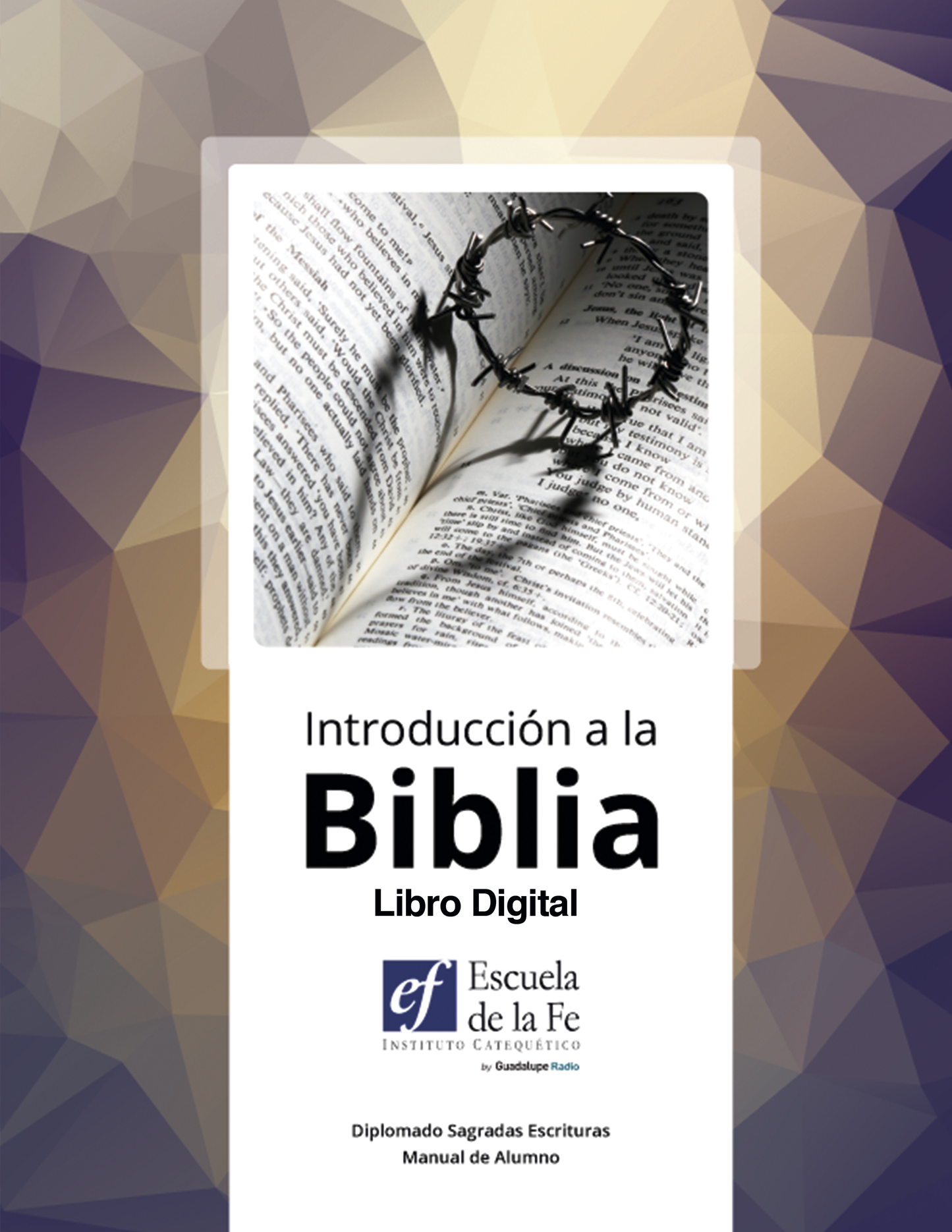Libro Digital: Introducción a la biblia- Escuela de Fe