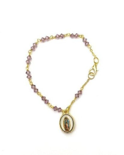 Pulseras con piedras cristalinas