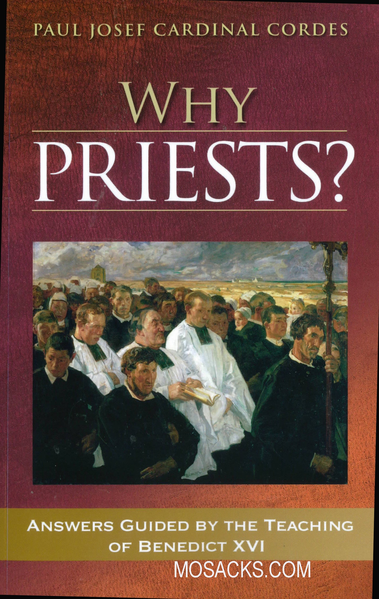 In Santa Maria del Monte, catholic bookstore,our goal is to evangelize and our products help us to do so, this is why we present you this book: "Why Priests?",covers four major themes: origins of priesthood, development through the history of the Church, the limitations and problems faced by priests, and finally, personal faith and the Church’s salvific means.Enjoy it and help us carry the message of ChristBe part of Our Mission! ¡Our products speak for themselves!