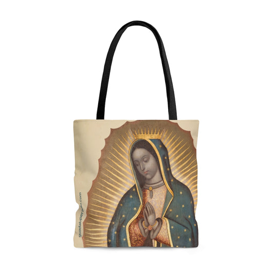 Bolsa con la Virgen de Guadalupe