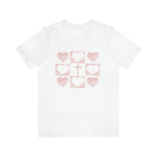 Camiseta de corazones