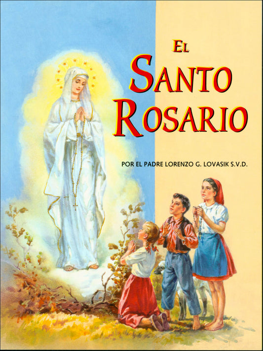 En Santa Maria del Monte nuestra meta es evangelizar y nuestros productos nos ayudan a hacerlo, por eso te presentamos este libro de ¨El Santo Rosario¨español,meditado por el autor para la mejor comprensión de los pequeños.Excelente para rezarlo en familia!Disfrútalo y ayúdanos a  llevar el mensaje de Cristo.Se parte de Nuestra Misión!  Nuestros productos hablan por sí solos.