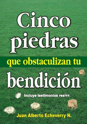 En Santa Maria del Monte, tienda católica,nuestra meta es evangelizar y nuestros productos nos ayudan a hacerlo, por eso te presentamos este libro: " Cinco piedras que obstaculizan tu bendición" que te mostrará la manera de quitar los cinco grandes obstáculos que hemos colocado a nuestras bendiciones (incluye testimonios reales). Disfrútalo y ayúdanos a  llevar el mensaje de Cristo. Se parte de nuestra Misión!¡Nuestros productos hablan por sí solos!