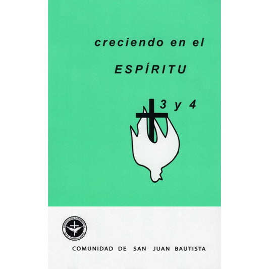 En Santa Maria del Monte, tienda católica,nuestra meta es evangelizar y nuestros productos nos ayudan a hacerlo, por eso te presentamos este libro:"Creciendo en Espíritu Santo 3 y 4" una serie de cursos es para aquellas personas que tienen el deseo de crecer en Jesucristo.Para encaminar a la persona a dar los primeros pasos en la vida del Espíritu, por una más generosa apertura al Espíritu Santo.Se parte de Nuestra Mision!  ¡Nuestros productos hablan por sí solos!