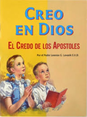 Cada artículo del Credo Apostólico explicado en forma sencilla.  En Santa María del Monte, nuestro objetivo es evangelizar y nuestros productos nos ayudan a hacerlo, por eso les presentamos este libro "Creo en Dios" Encuéntrelo en nuestra sección de libros y ayúdenos a llevar el mensaje de Cristo. ¡Sea parte de Nuestra Misión!  Nuestros productos hablan por si solos!